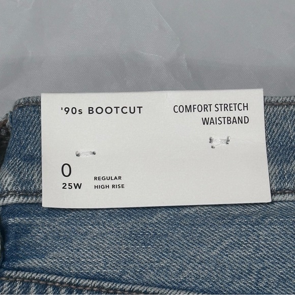 American Eagle Comfort Stretch Waistband 90’s Bootcut Size 0 - Picture 3 of 12